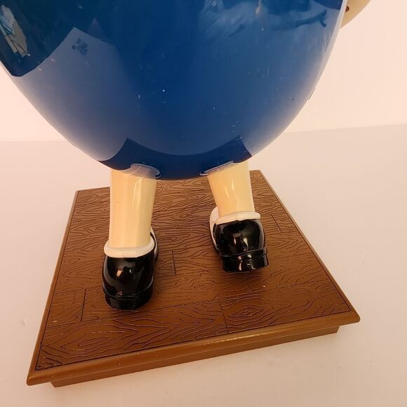 Vintage Blue M & M Candy Dispenser With Sunglasses - Picture 9 of 12